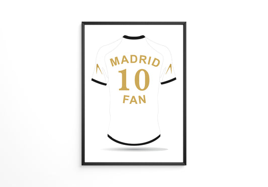 Madrid Trikot Weiß Gold