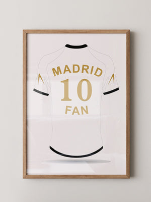 Madrid Trikot Weiß Gold