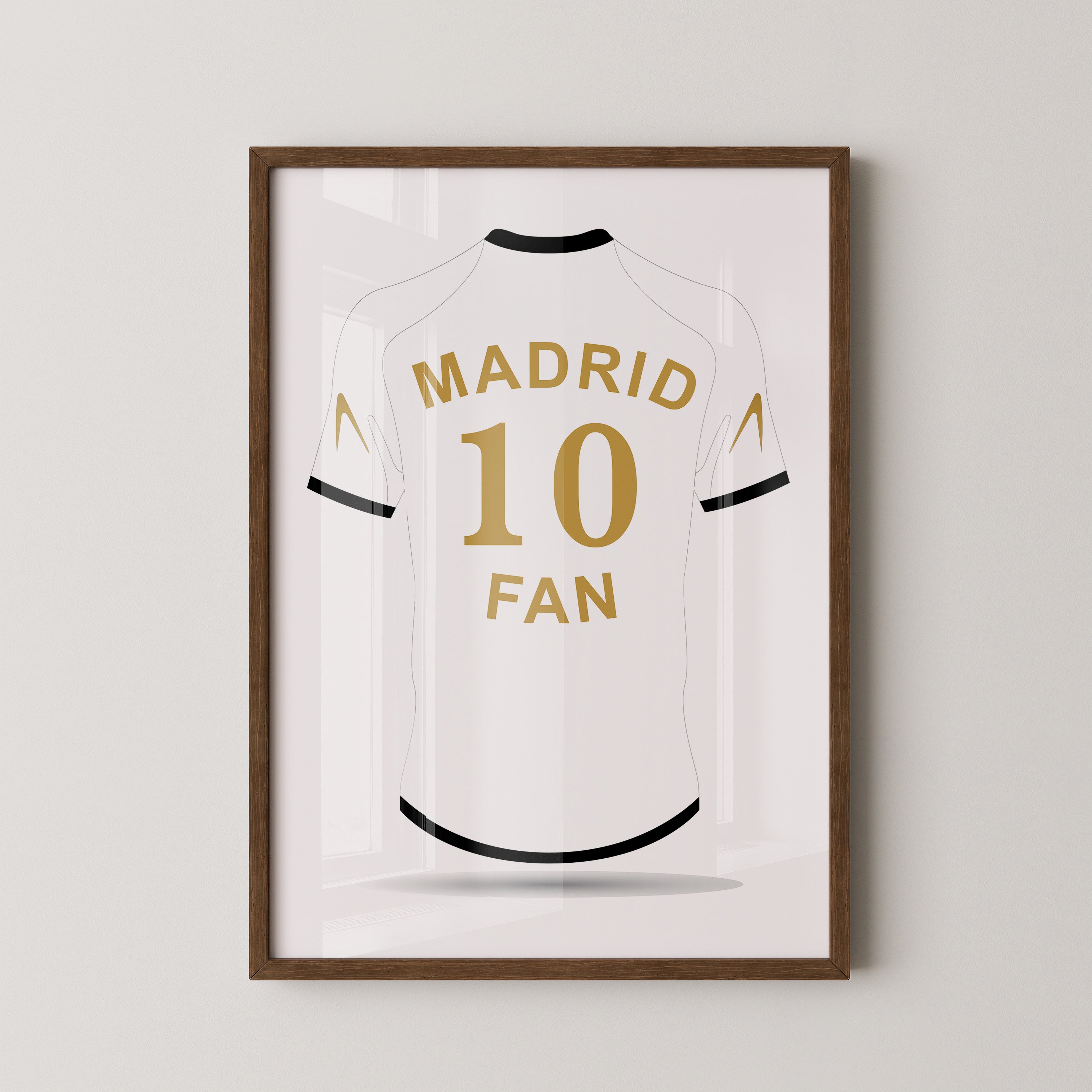 Madrid Trikot Weiß Gold
