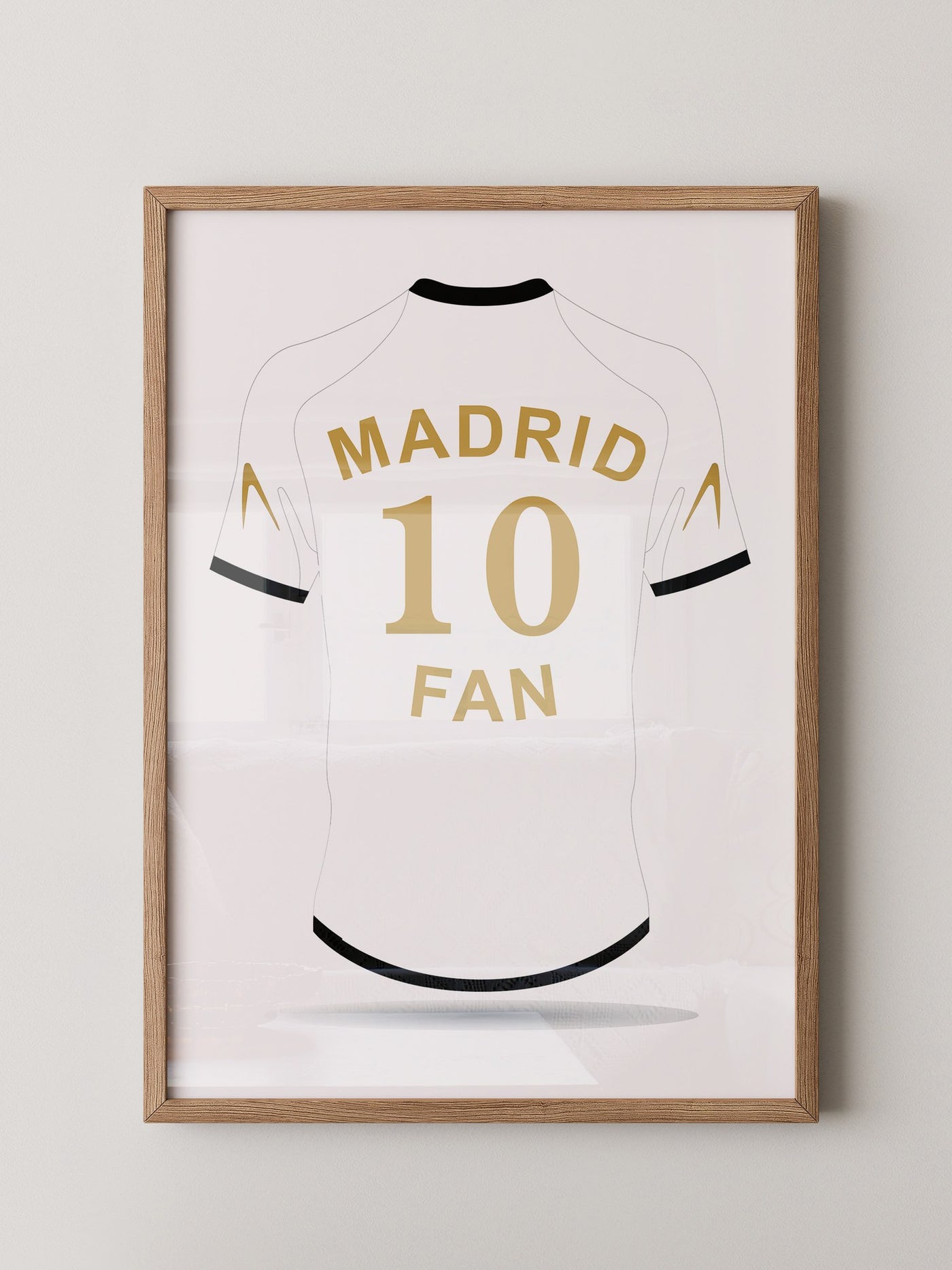 Madrid Trikot Weiß Gold
