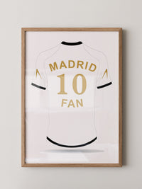 Madrid Trikot Weiß Gold