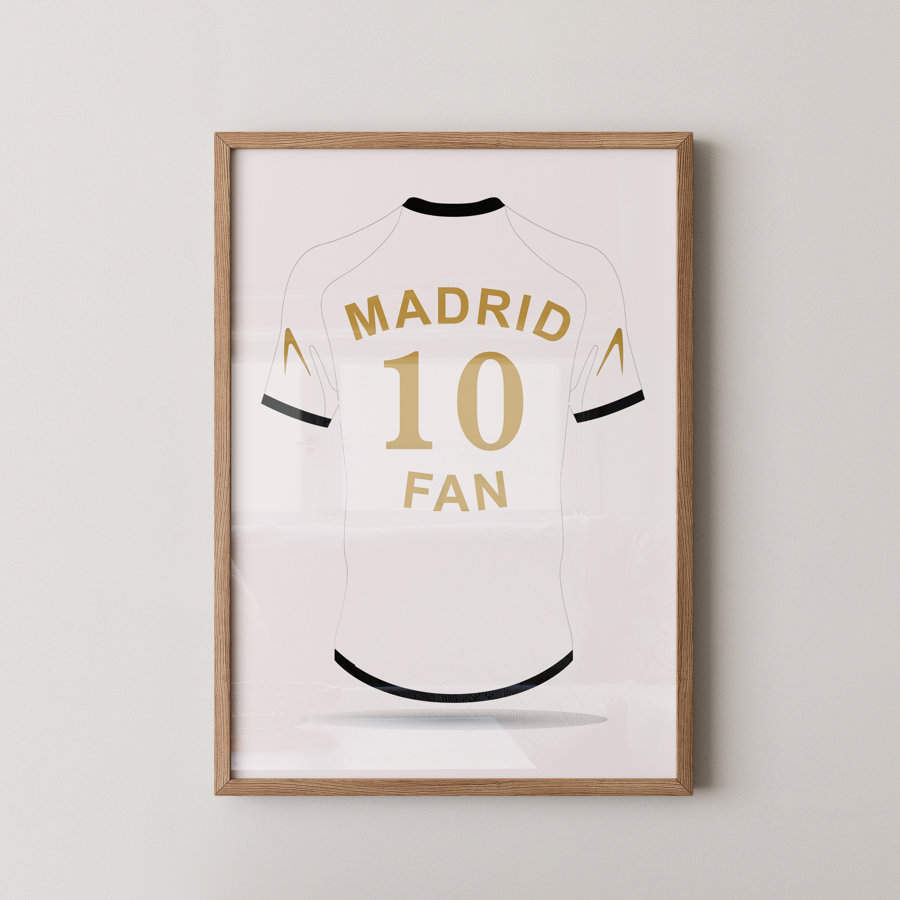 Madrid Trikot Weiß Gold