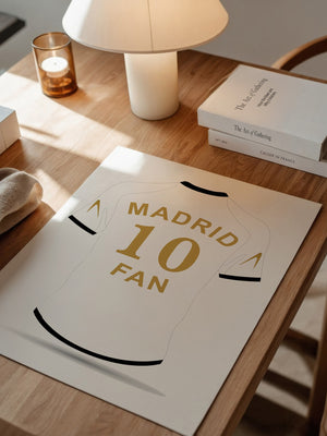 Madrid Trikot Weiß Gold