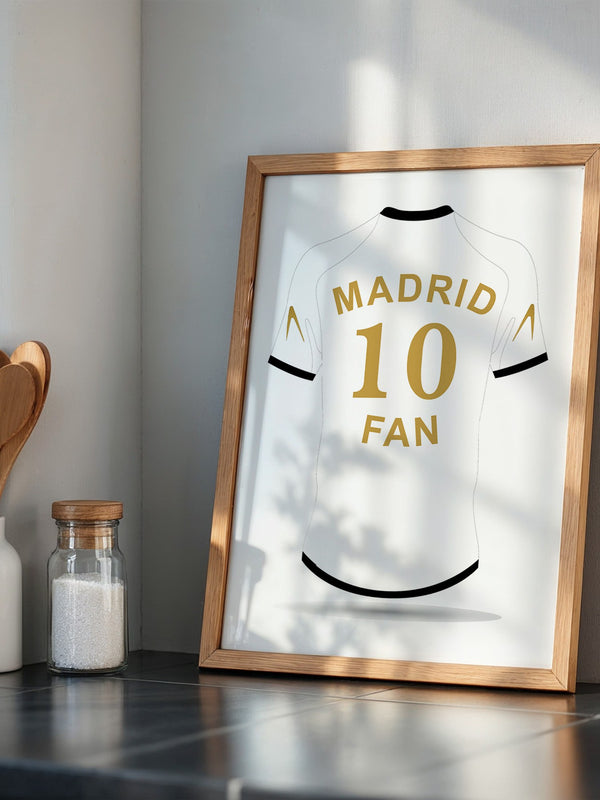 Madrid Trikot Weiß Gold