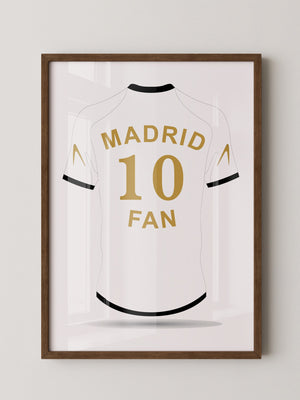 Madrid Trikot Weiß Gold