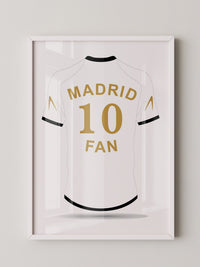 Madrid Trikot Weiß Gold