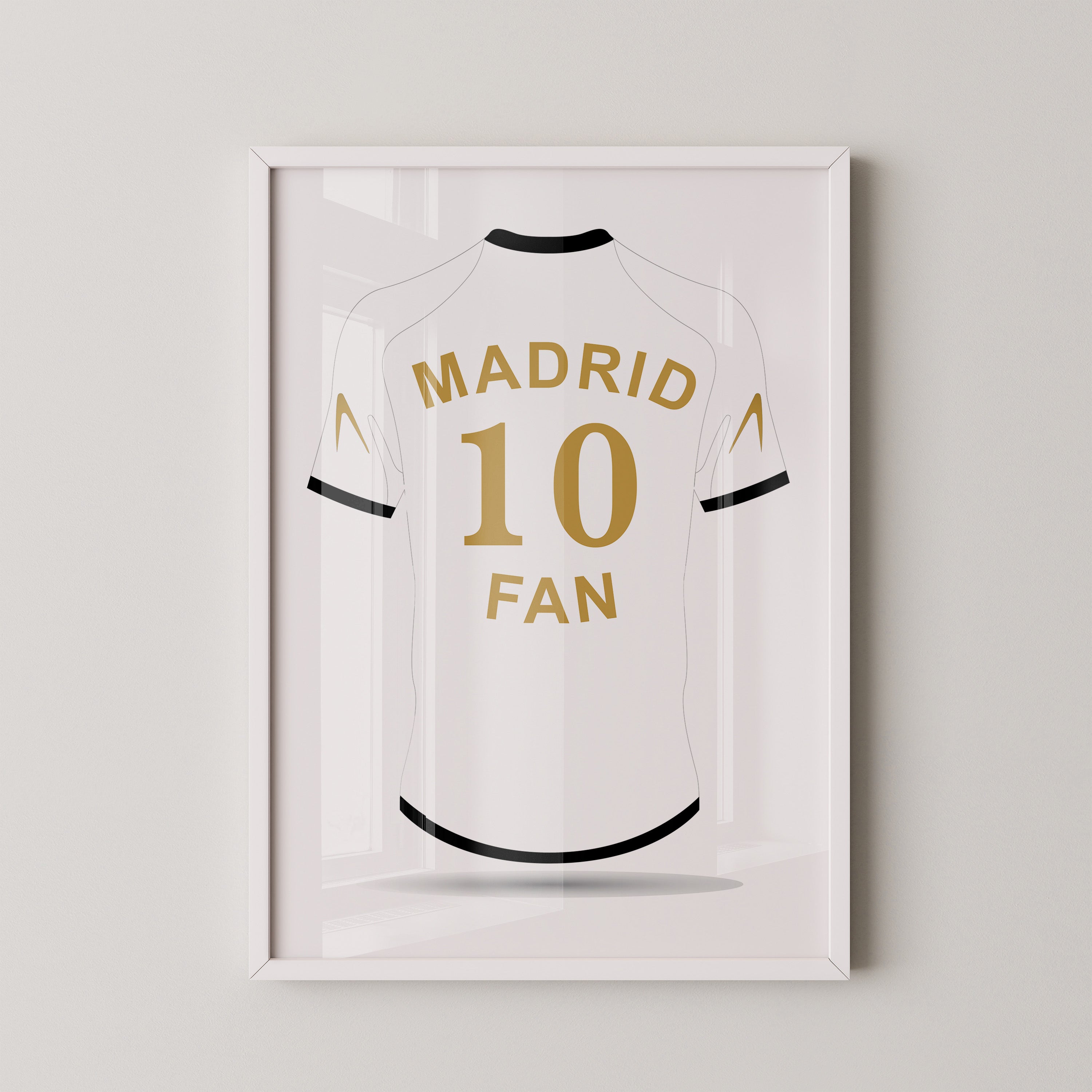 Madrid Trikot Weiß Gold