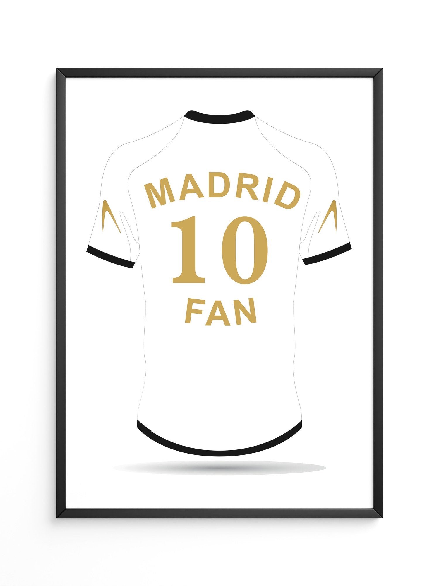 Madrid Trikot Weiß Gold