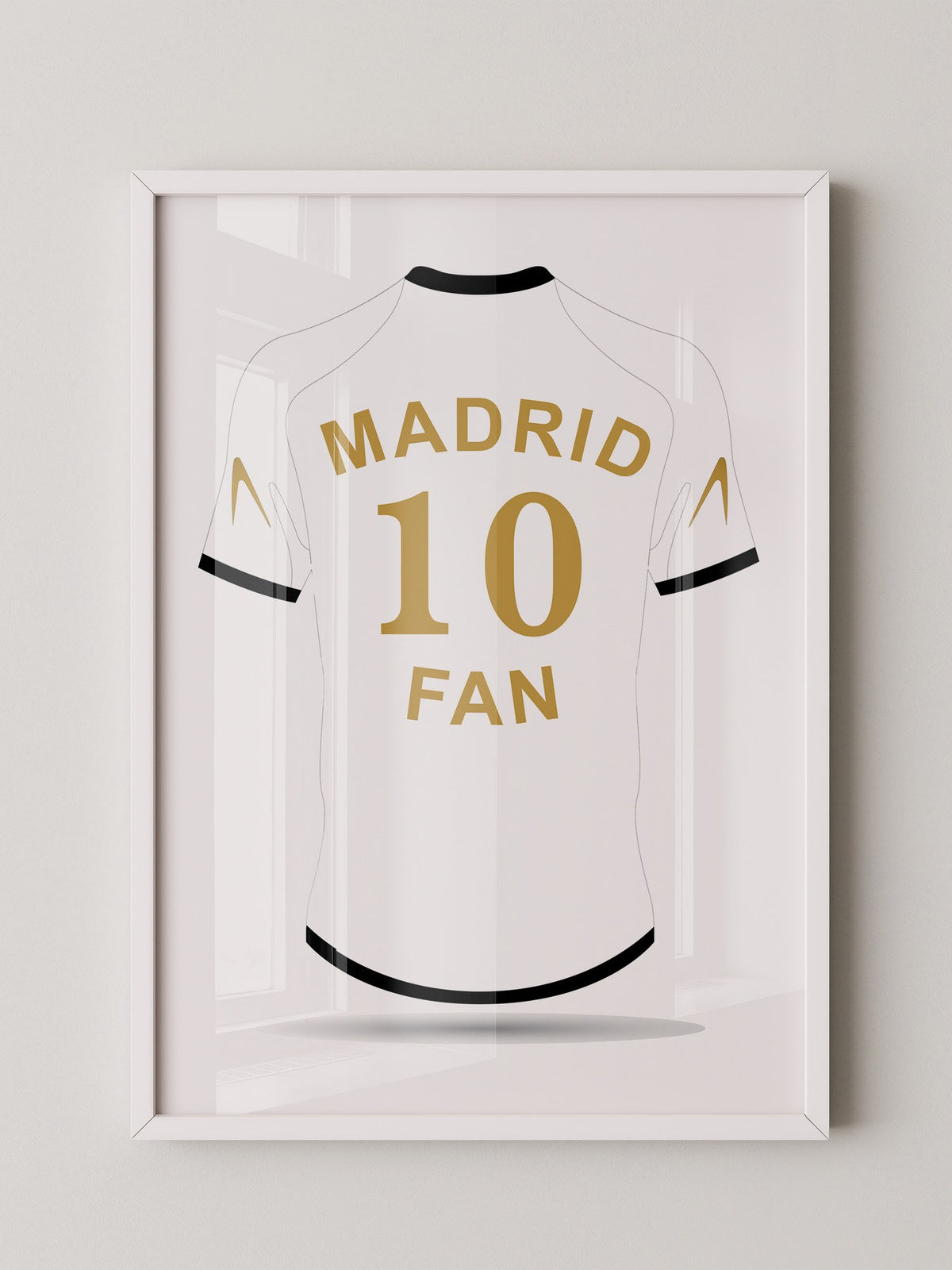 Madrid Trikot Weiß Gold