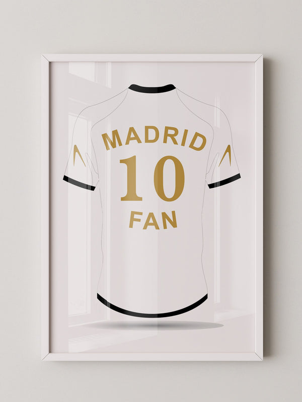 Madrid Trikot Weiß Gold