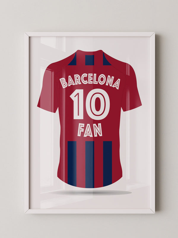 Barcelona Trikot Rot Blau