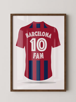 Barcelona Trikot Rot Blau