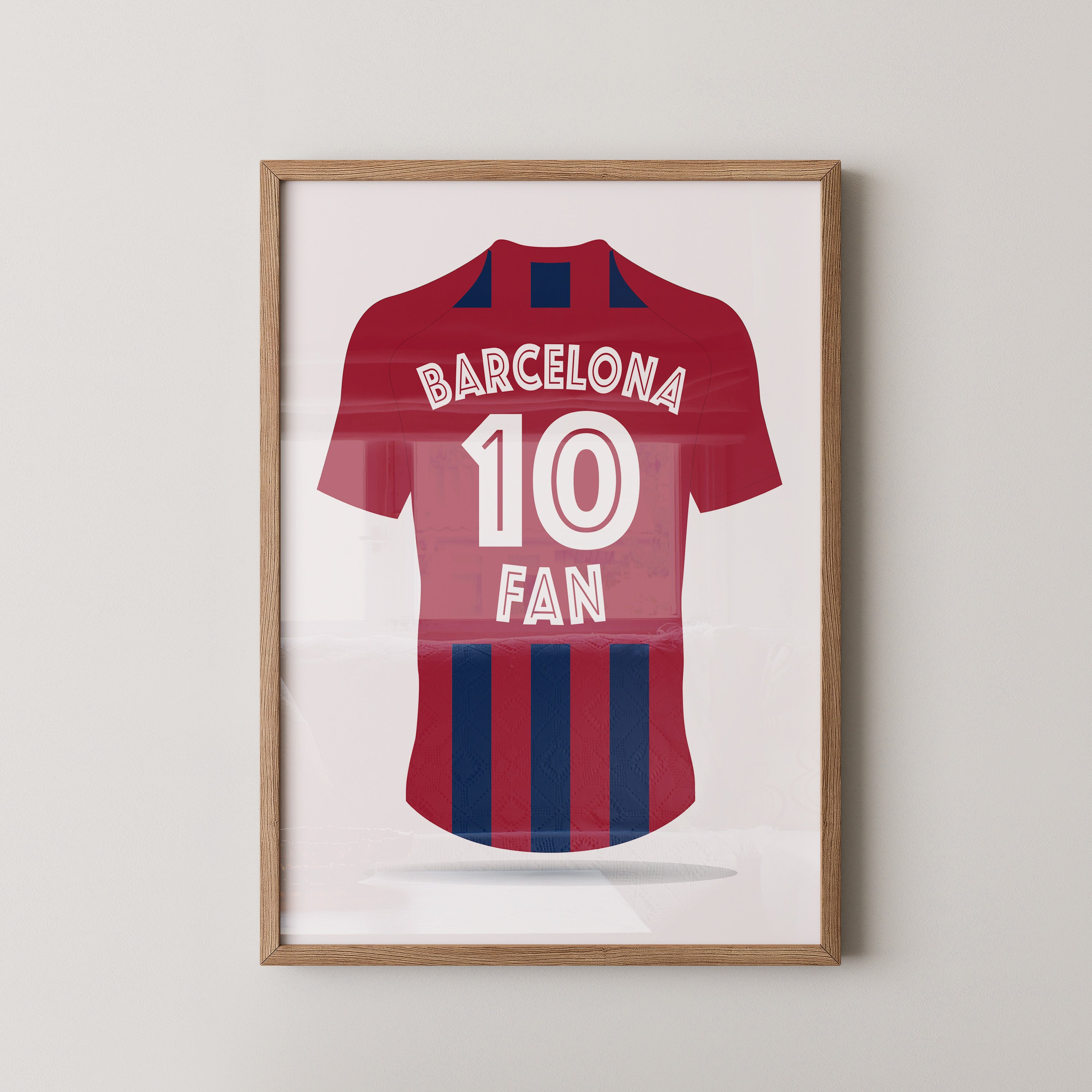 Barcelona Trikot Rot Blau