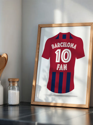 Barcelona Trikot Rot Blau