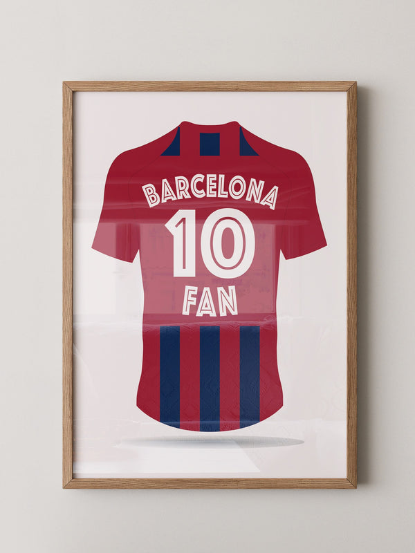 Barcelona Trikot Rot Blau