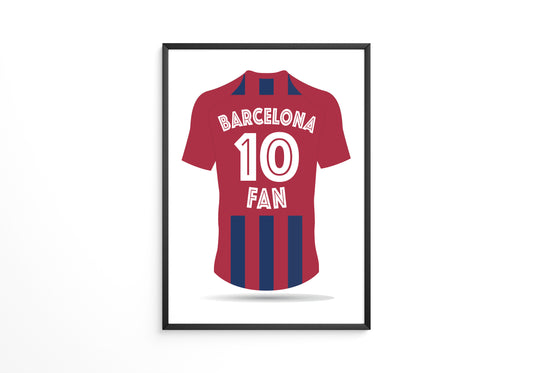 Barcelona Trikot Rot Blau