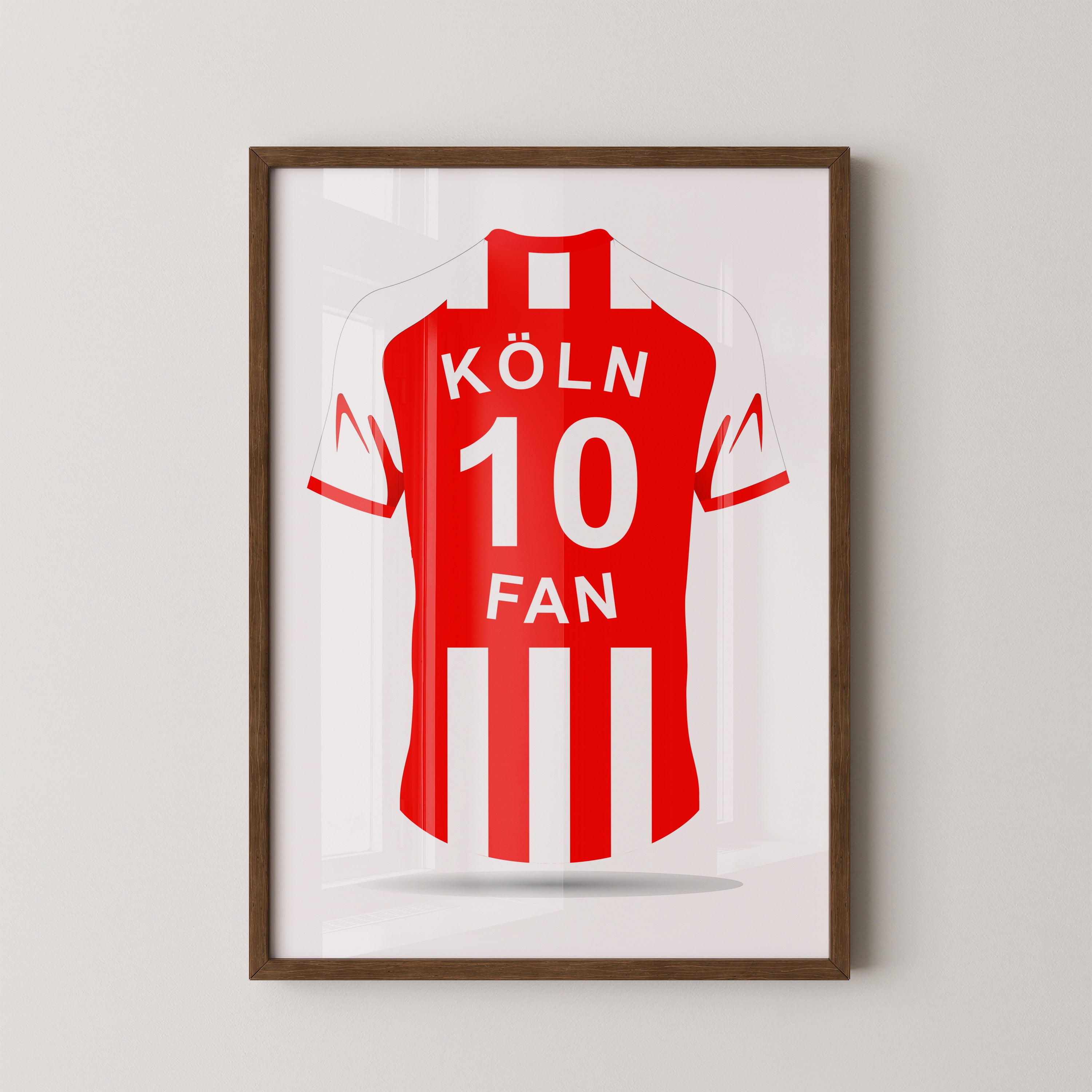 Köln Trikot Rot Streifen