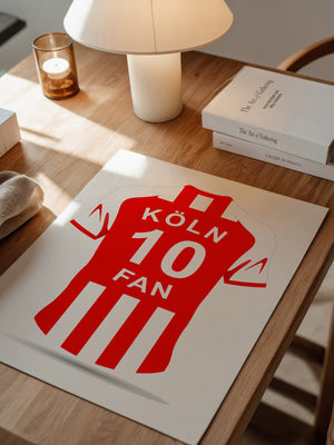 Köln Trikot Rot Streifen