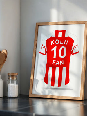 Köln Trikot Rot Streifen