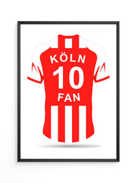 Köln Trikot Rot Streifen