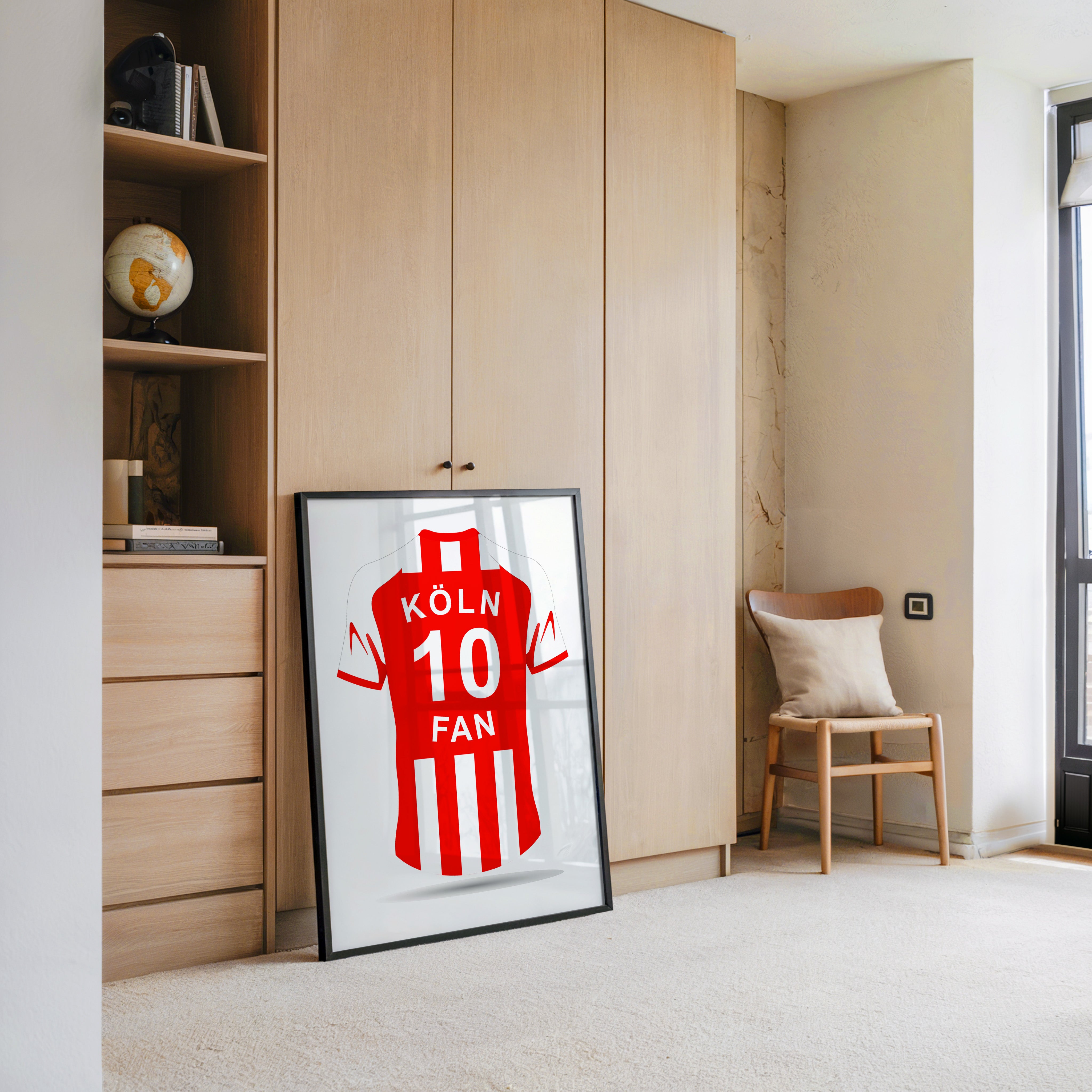 Köln Trikot Rot Streifen