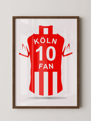 Köln Trikot Rot Streifen