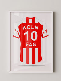 Köln Trikot Rot Streifen