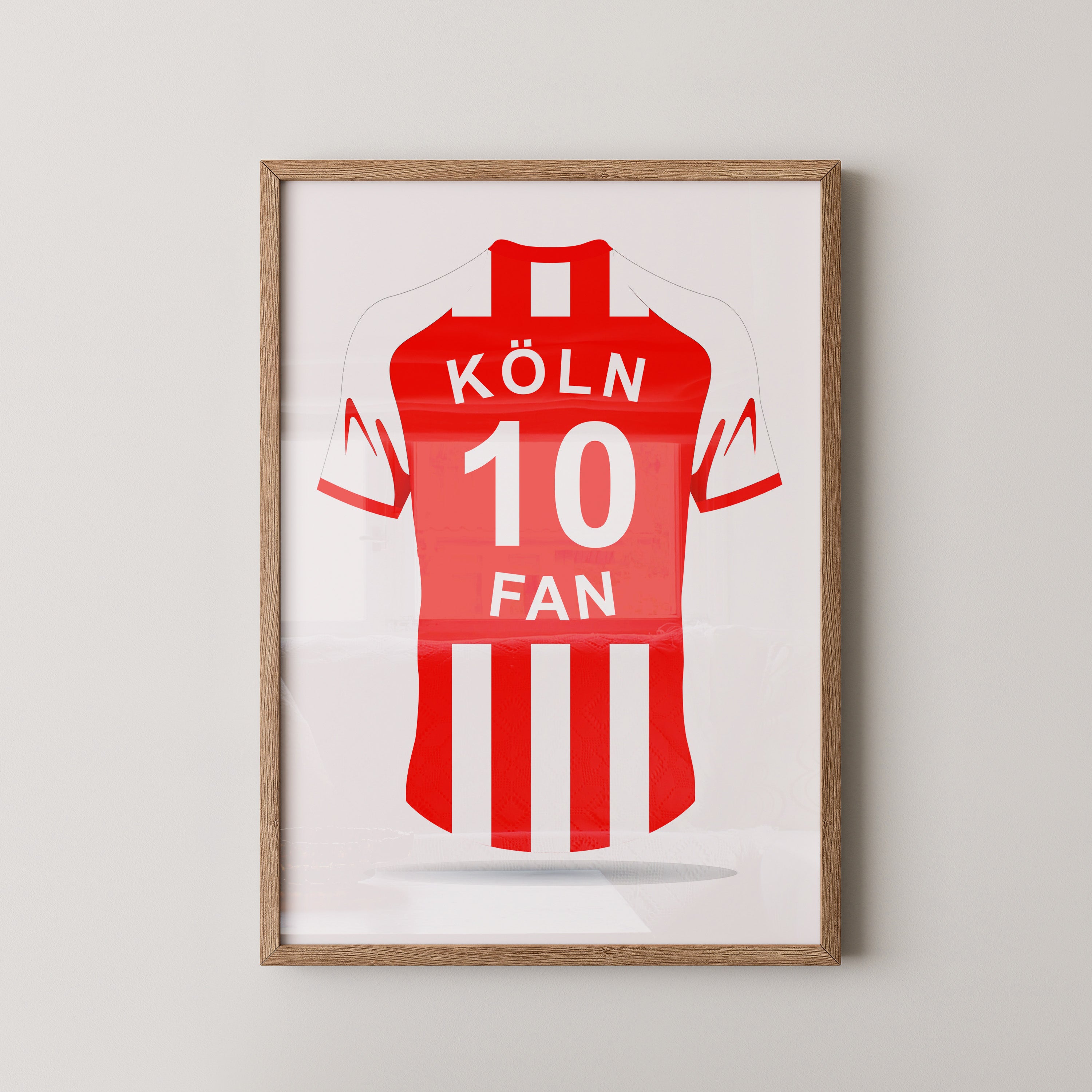 Köln Trikot Rot Streifen