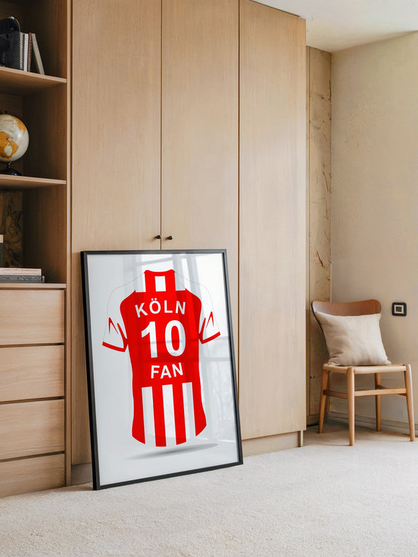 Köln Trikot Rot Streifen