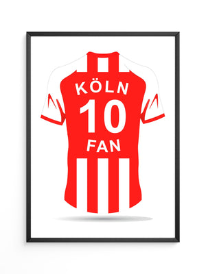 Köln Trikot Rot Streifen