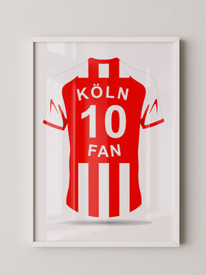 Köln Trikot Rot Streifen