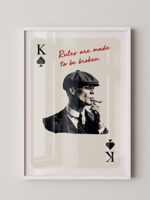Pik König Retro Stil