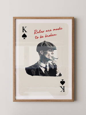Pik König Retro Stil