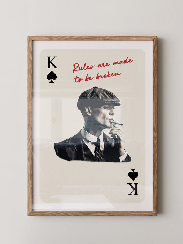 Pik König Retro Stil