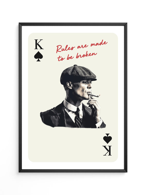 Pik König Retro Stil