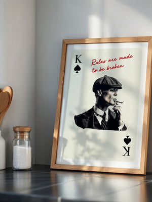 Pik König Retro Stil