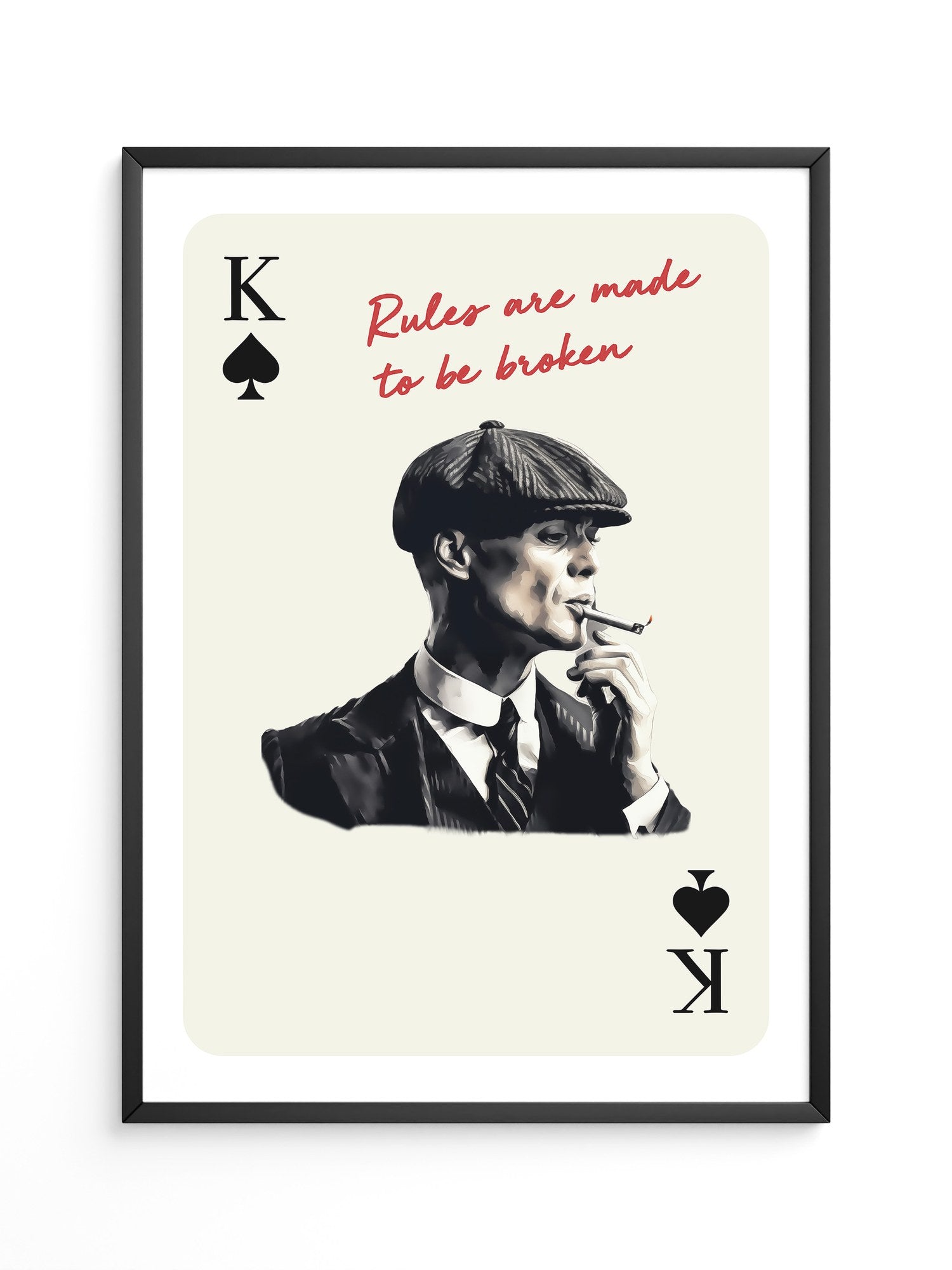 Pik König Retro Stil
