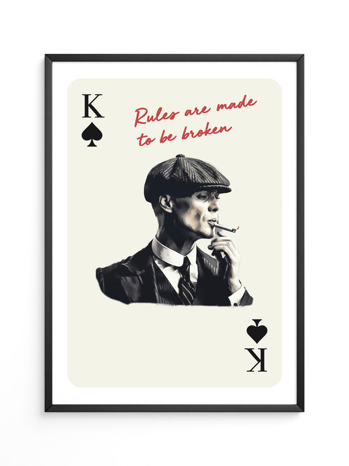 Pik König Retro Stil