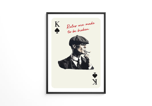 Pik König Retro Stil
