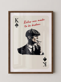 Pik König Retro Stil