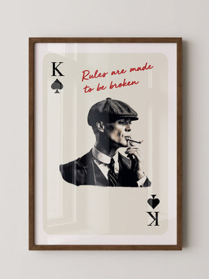 Pik König Retro Stil