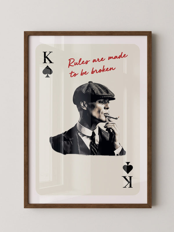 Pik König Retro Stil