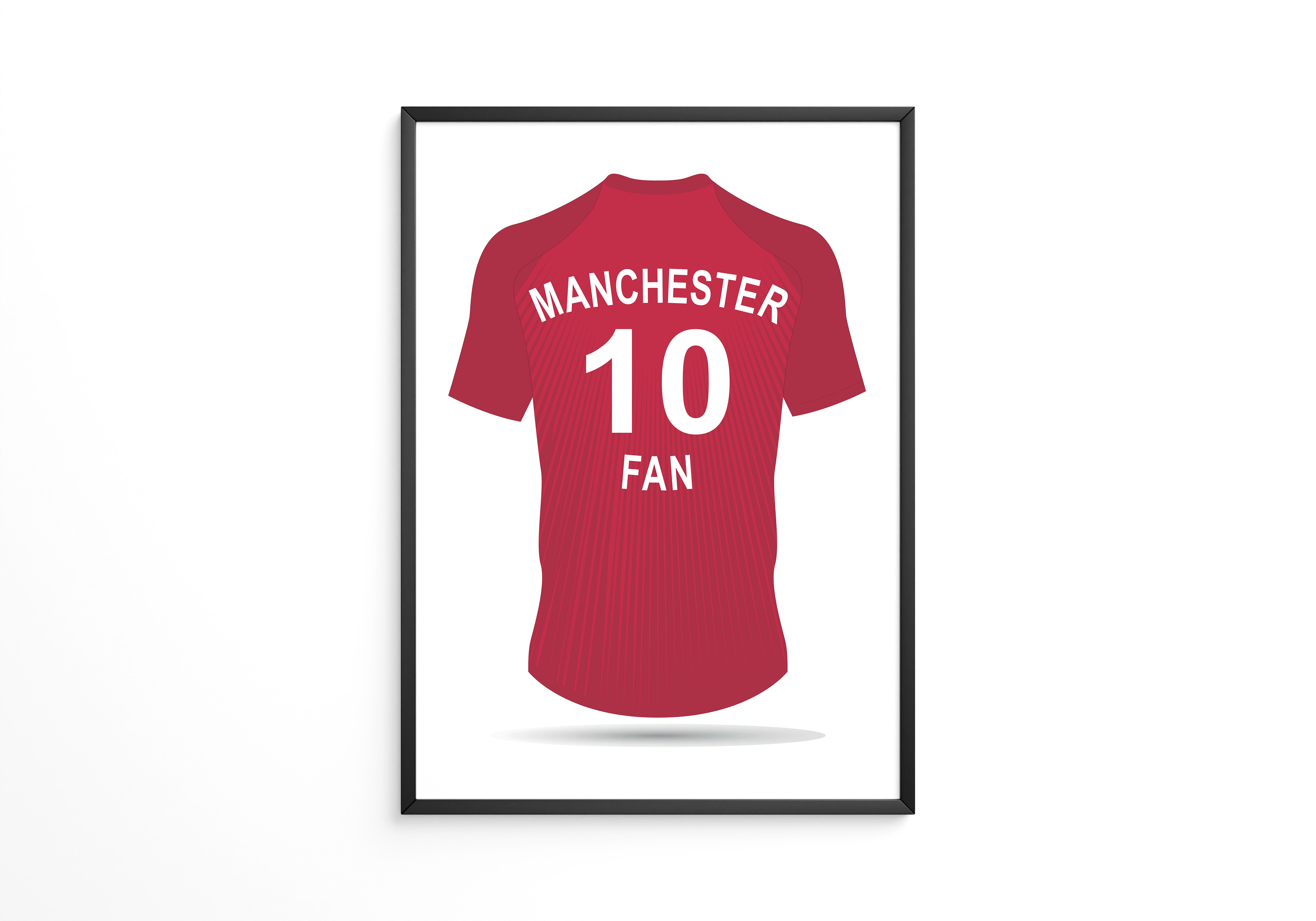 Manchester Trikot Rückenansicht