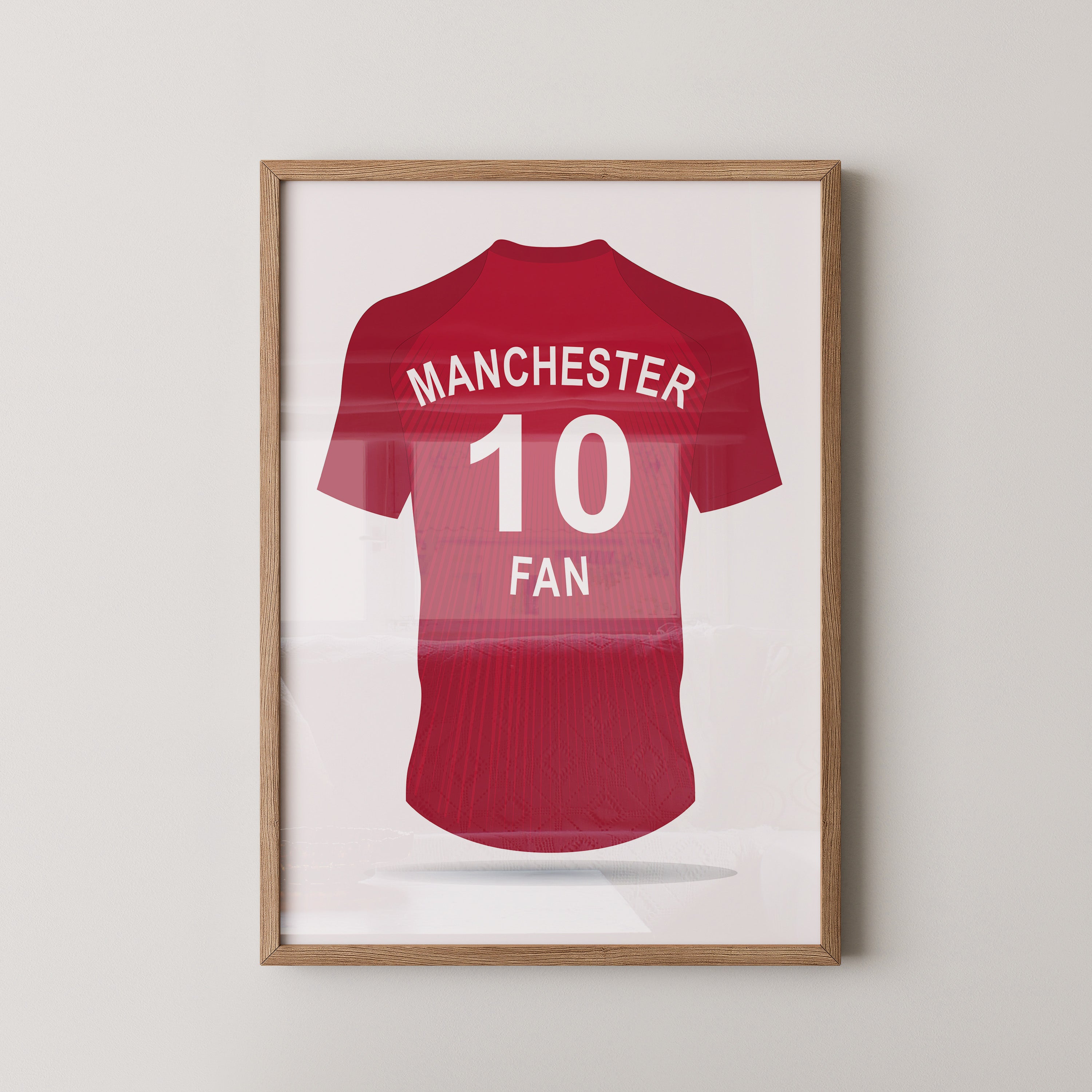 Manchester Trikot Rückenansicht