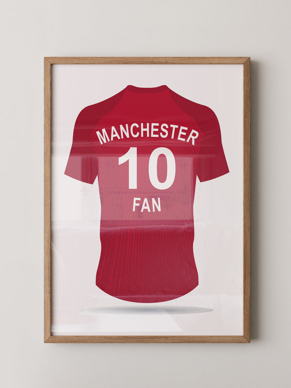 Manchester Trikot Rückenansicht