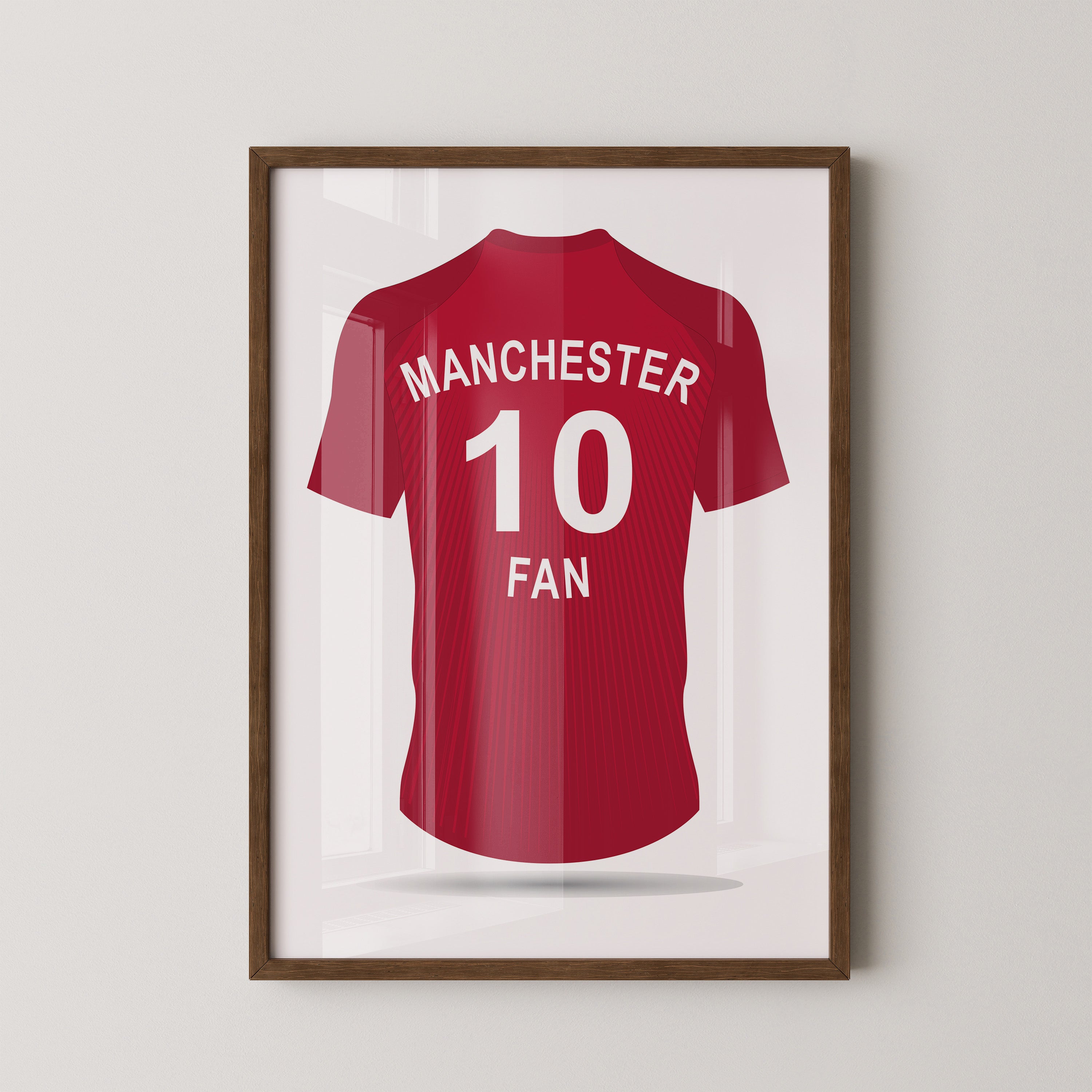 Manchester Trikot Rückenansicht