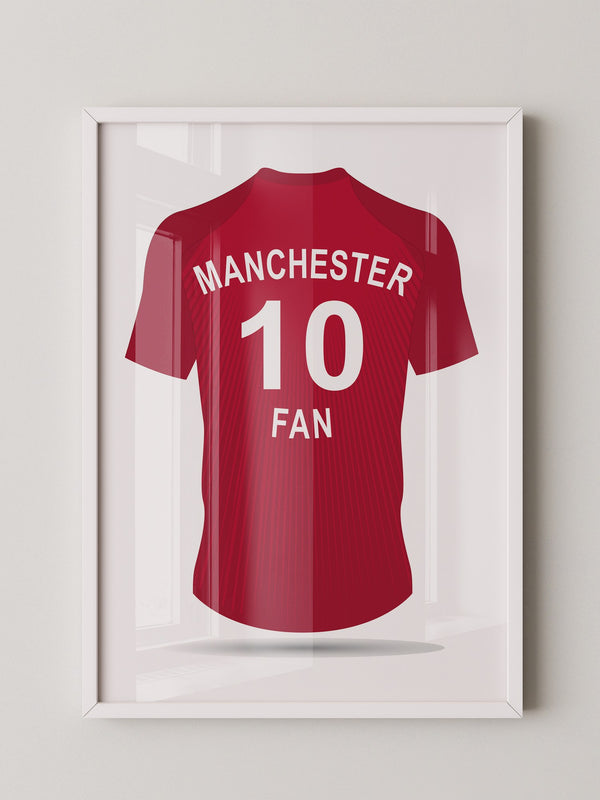 Manchester Trikot Rückenansicht