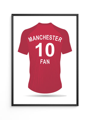 Manchester Trikot Rückenansicht