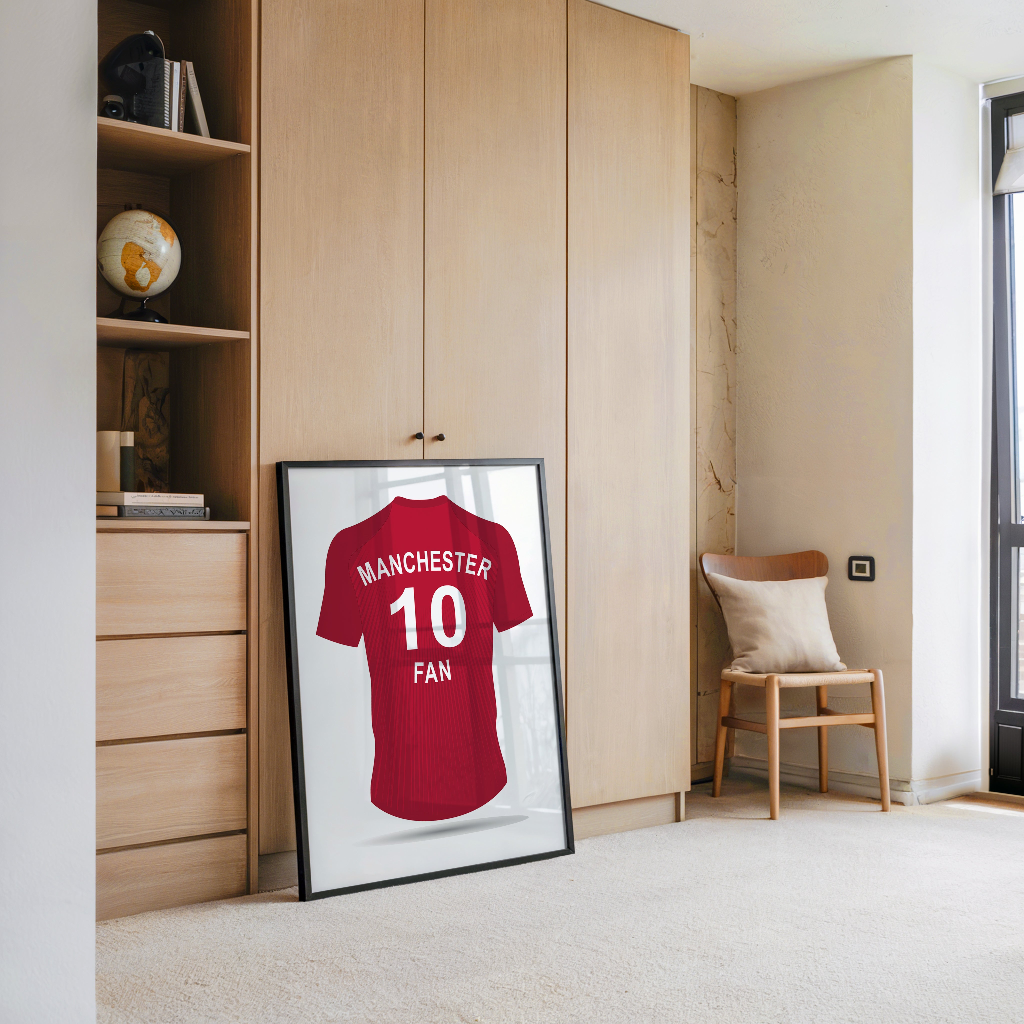 Manchester Trikot Rückenansicht