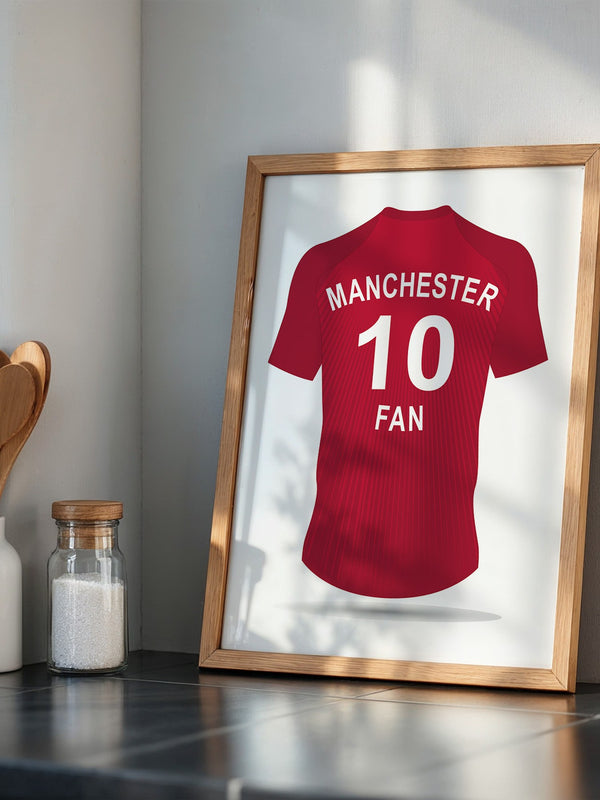 Manchester Trikot Rückenansicht